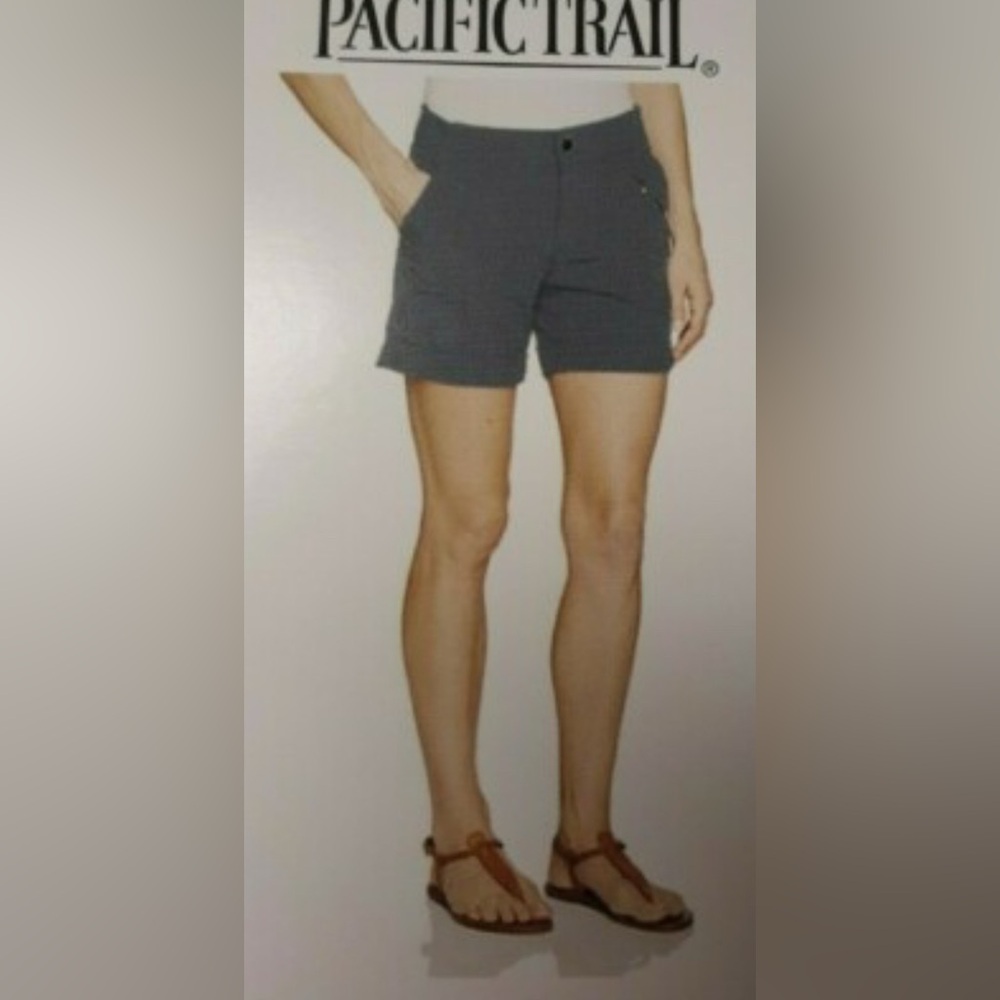 Pacific Trail Womens Hiking Blue Shorts Size Small